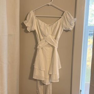 Soft dress with waist tie/cinch